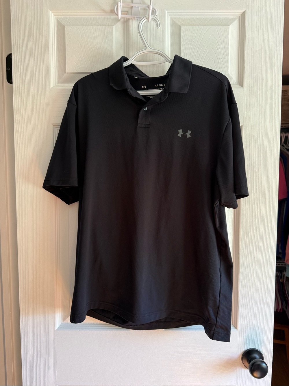 Under Armor LG Men’s Black Polo Shirt